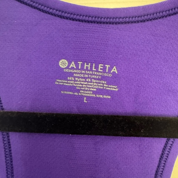 Athleta Purple Women's Maternity Tank - Picture 4 of 5
